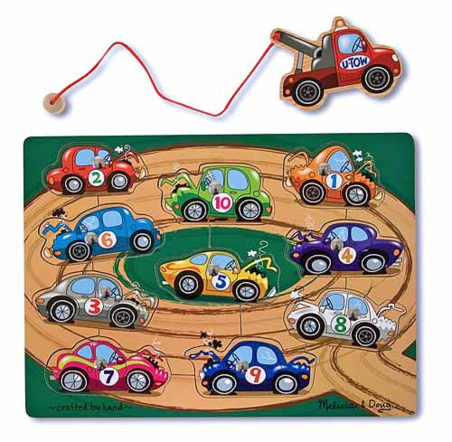 Tow Truck Magnetic Puzzle Game