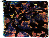 Scattered Magic Sequin & Velvet Pouch-Jewel