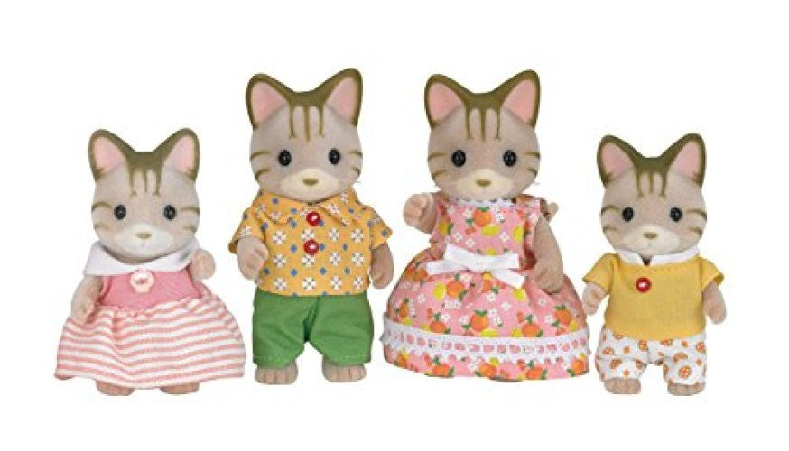 Sandy Striped Cat Family