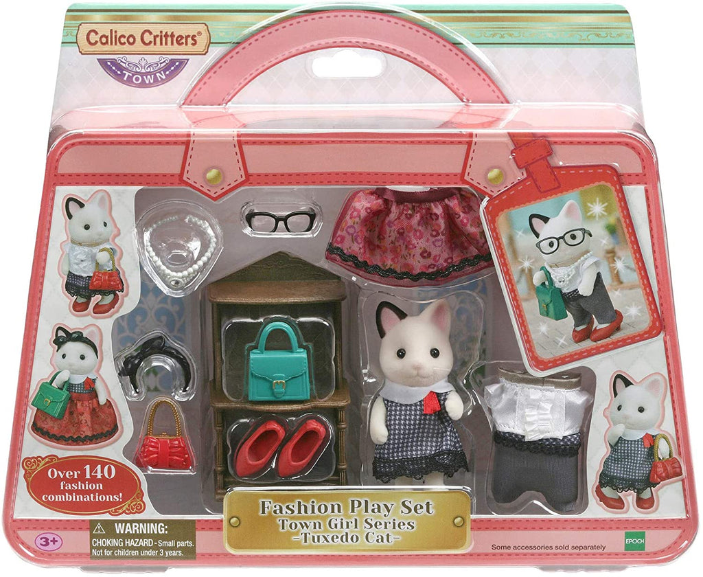 Tuxedo Cat Fashion Playset Town Girl Series