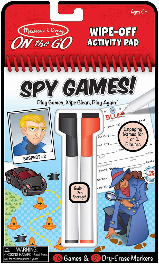 Spy Wipe-off Activity Pad