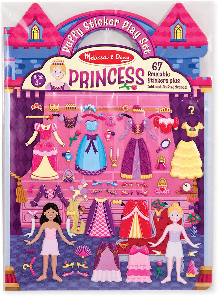 Princess Puffy Sticker Play Set