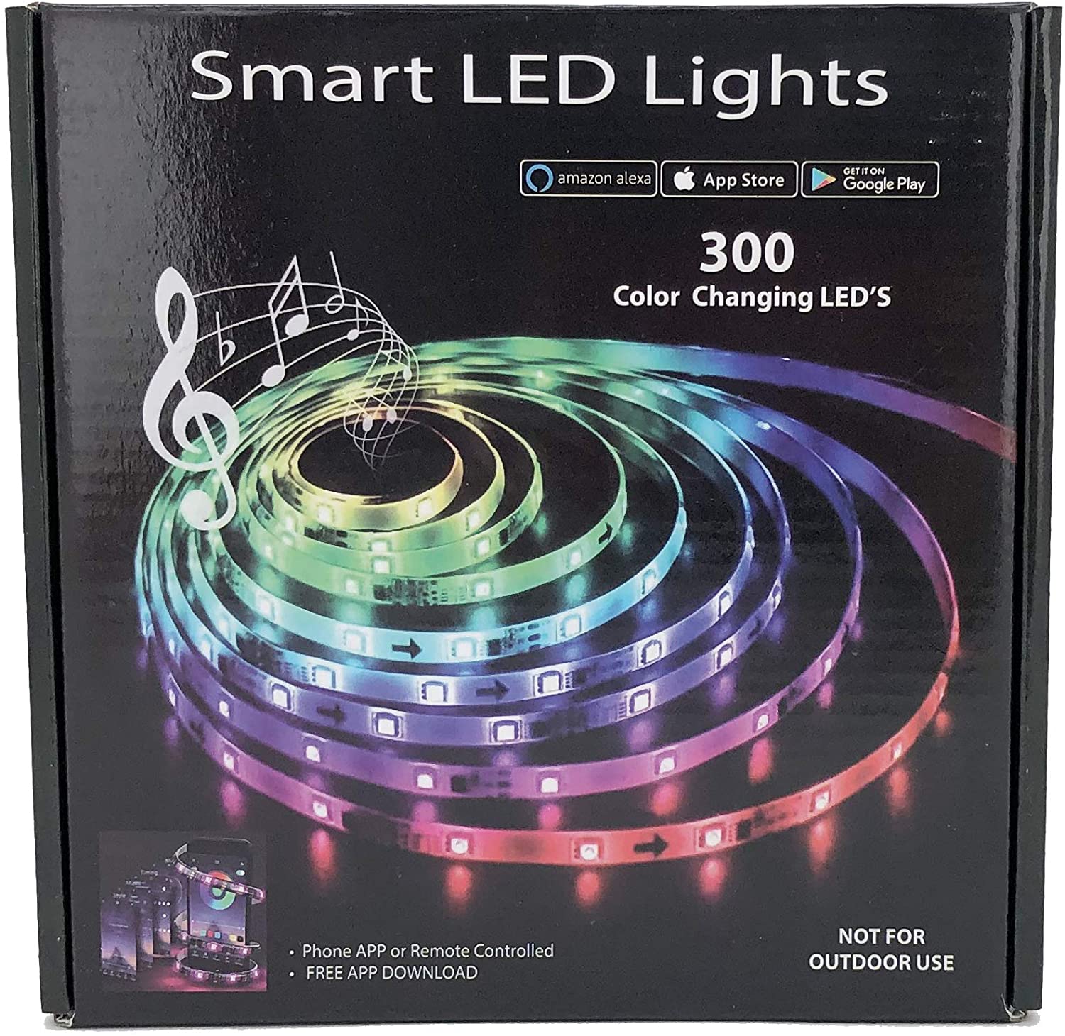LED Smart Rainbow Bedroom Lights