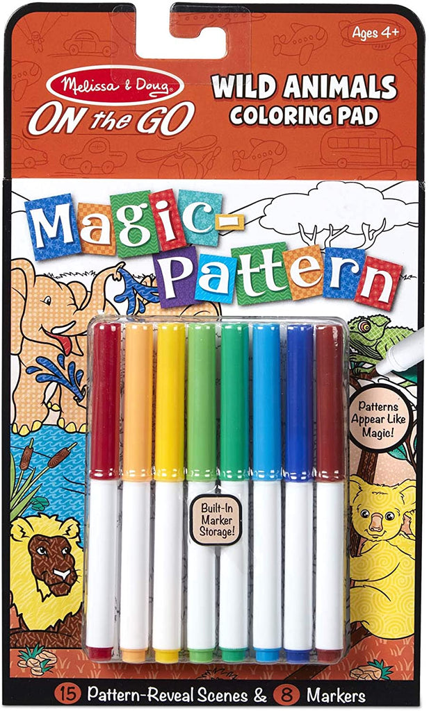 On the Go Magic Pattern Pad - Wild Animals