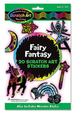 Fairy Fantasy Scratch Art Stickers