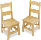 Wooden Chair Pair