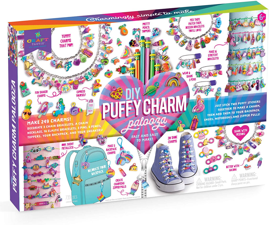 Craft-tastic DIY Puffy Charm Palooza