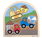 Construction knob puzzle