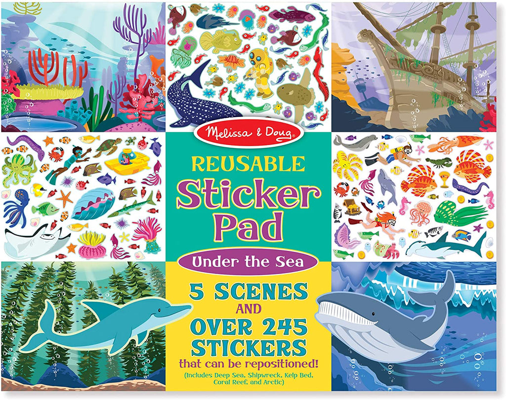 Under the Sea Reusable Stickers