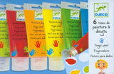 6 Finger Paint Tubes - Classic