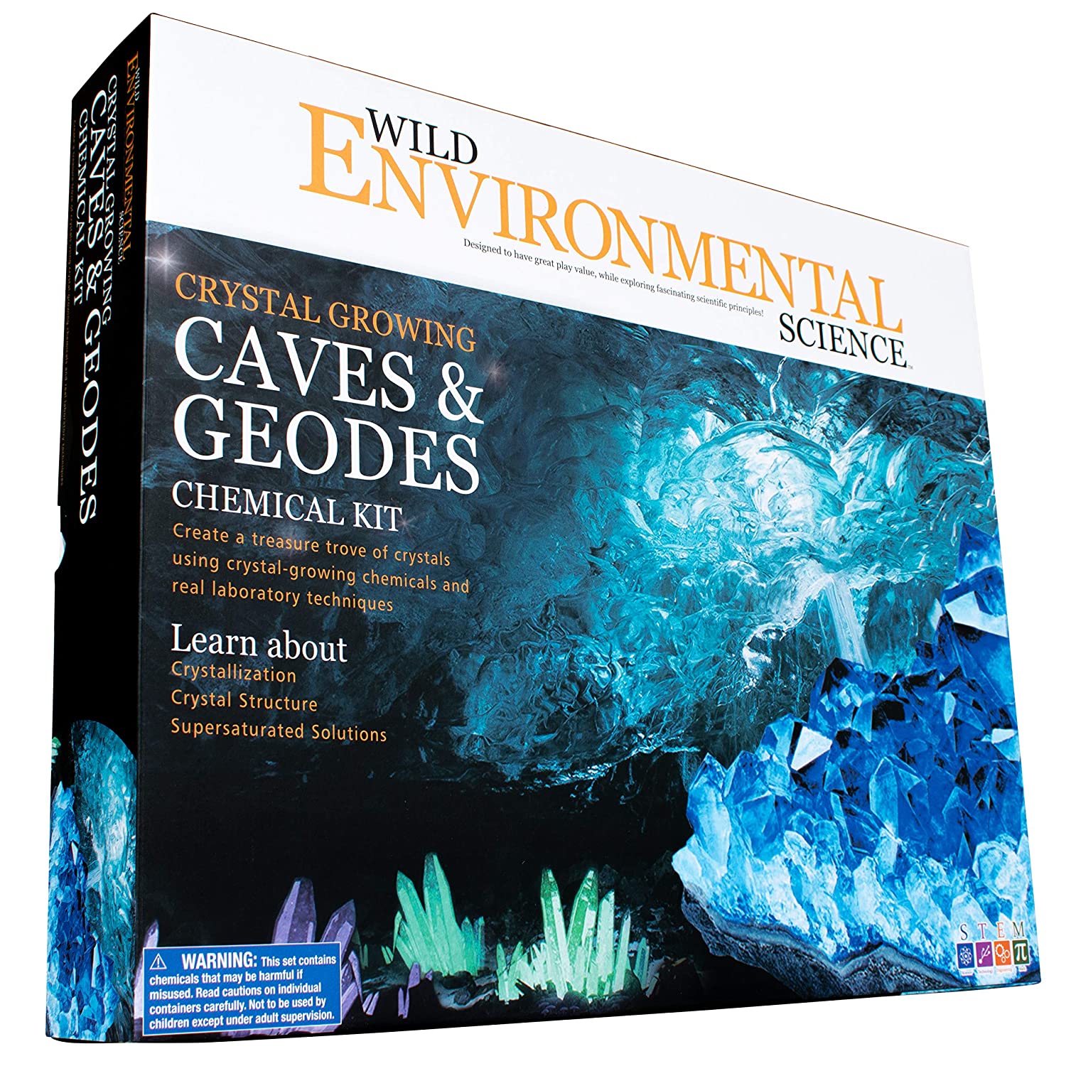 Wild Geodes Crystal Growing Caves & Geodes, Wild Environmental Science | The Wooden ...
