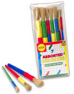 Paint Brushes, Assorted (7)