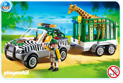 Zoo Vehicle with Trailer