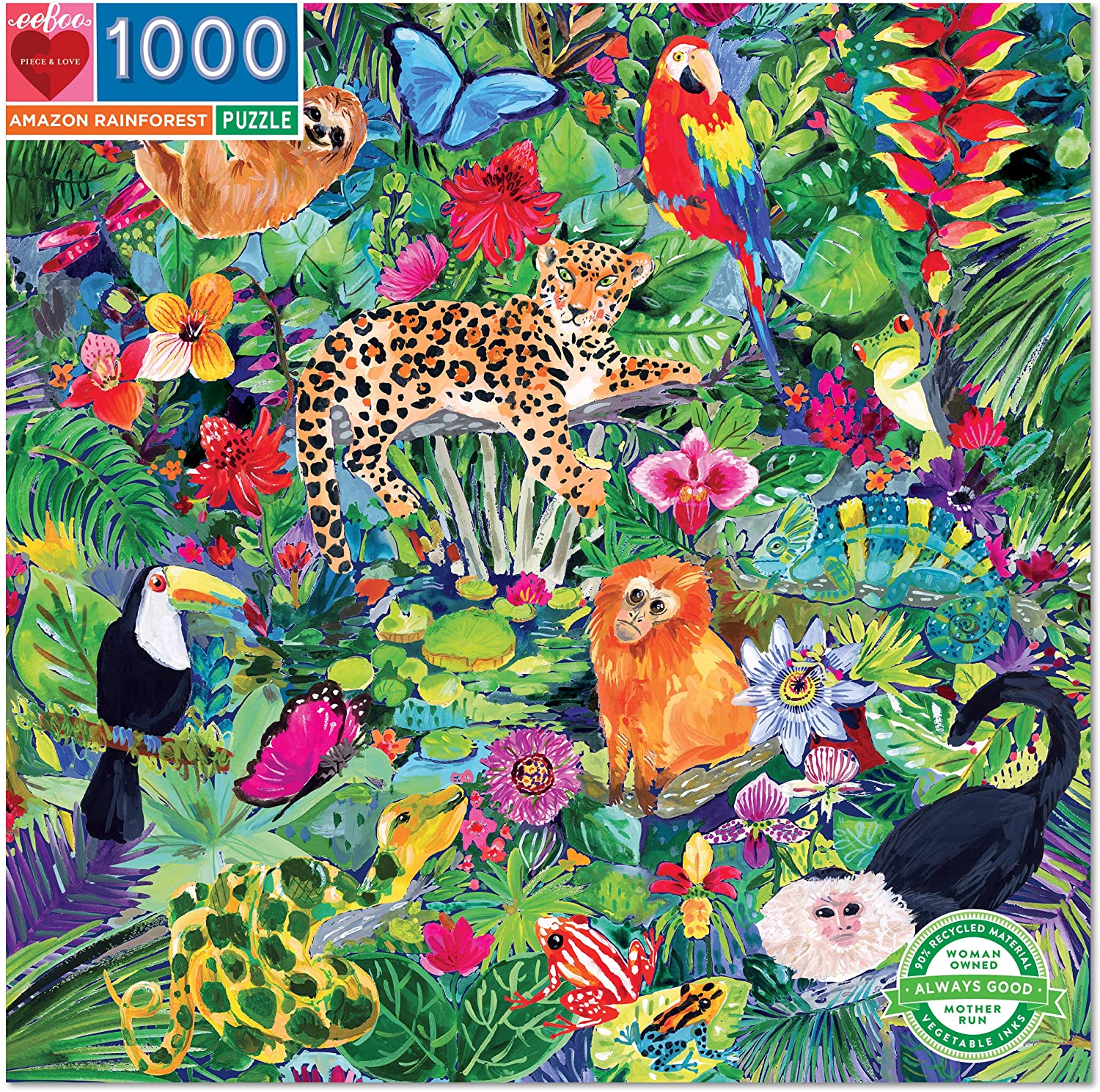 Amazon Rainforest 1000 Piece Puzzle