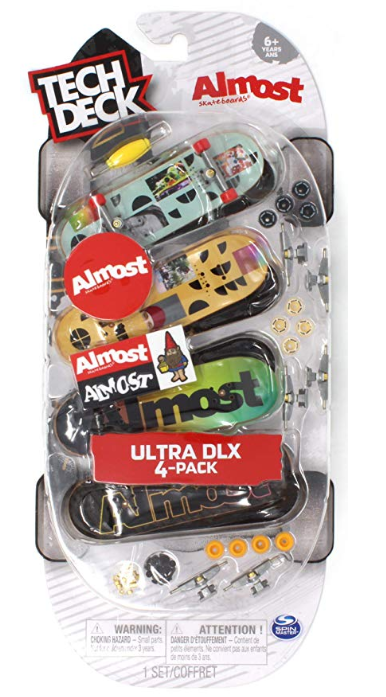 Tech Deck Almost Skateboards Ultra DLX Fingerboard 4 Pack