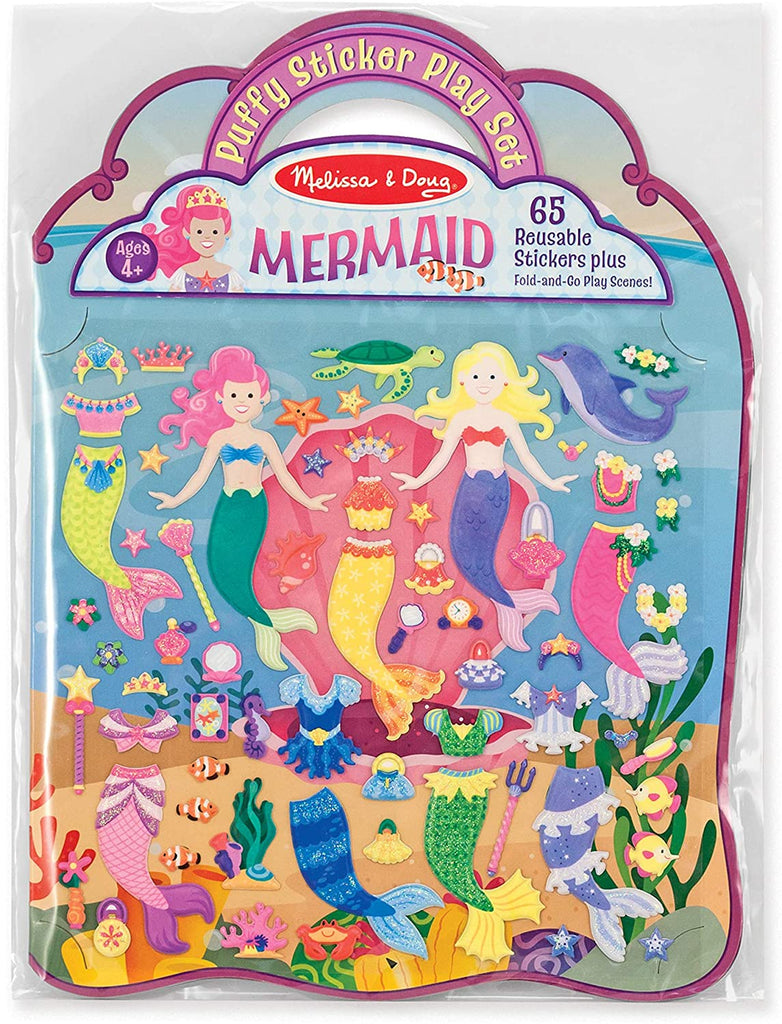 Mermaid Puffy Sticker Play Set