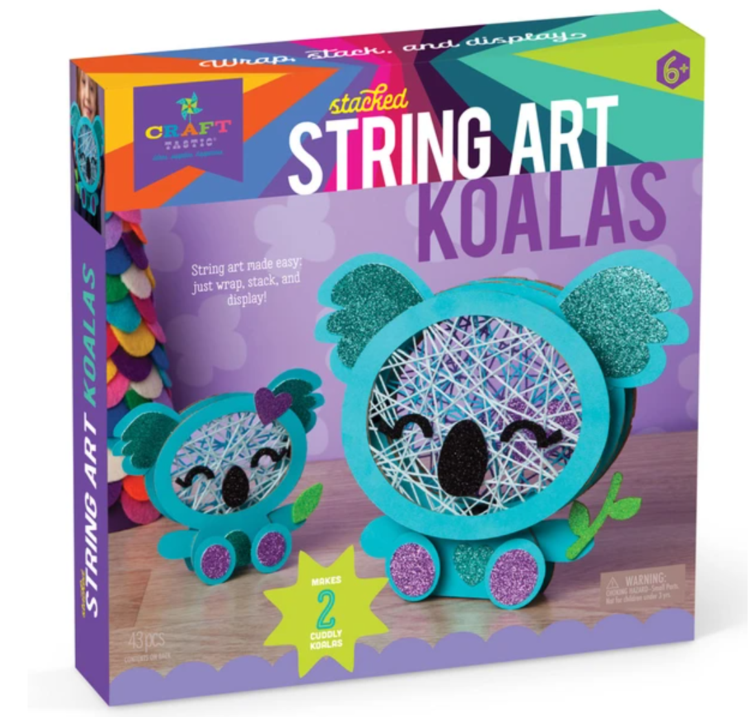 Koalas - Stacked String Art CT