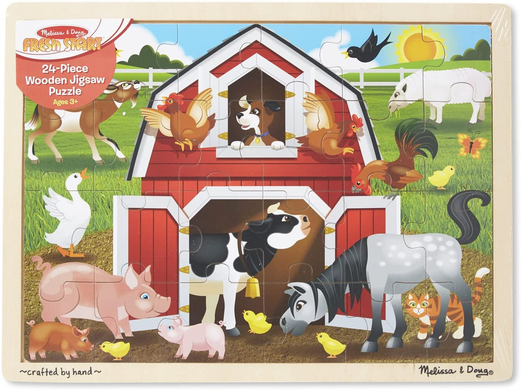 Barnyard 24 pc Wooden Puzzle