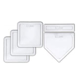 5 pc Throw down Rubber Base Plate Set