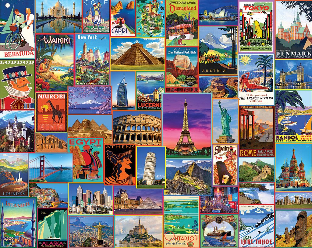 Best Places in the World-1000 pc Puzzle