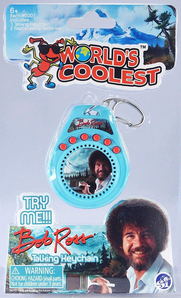 Bob Ross Keychain - Worlds Smallest