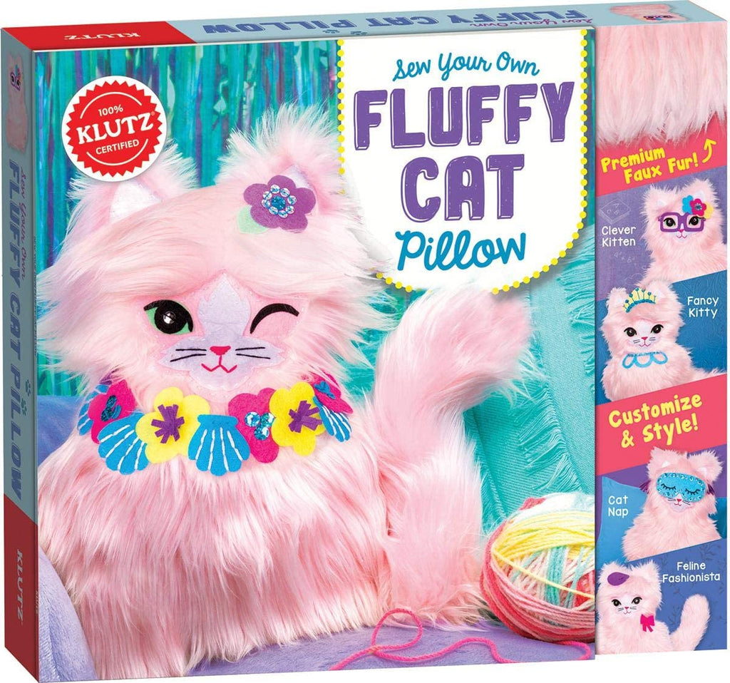 Fluffy Cat Pillow Sew Your Own