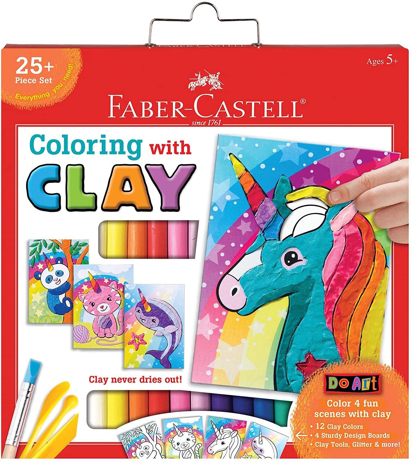 Unicorn & Friends - Coloring with Clay DA