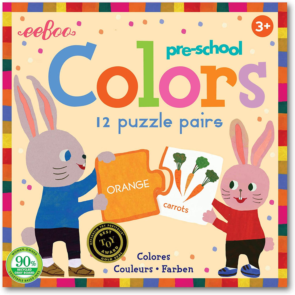 Colors Pre-School Puzzle Pairs