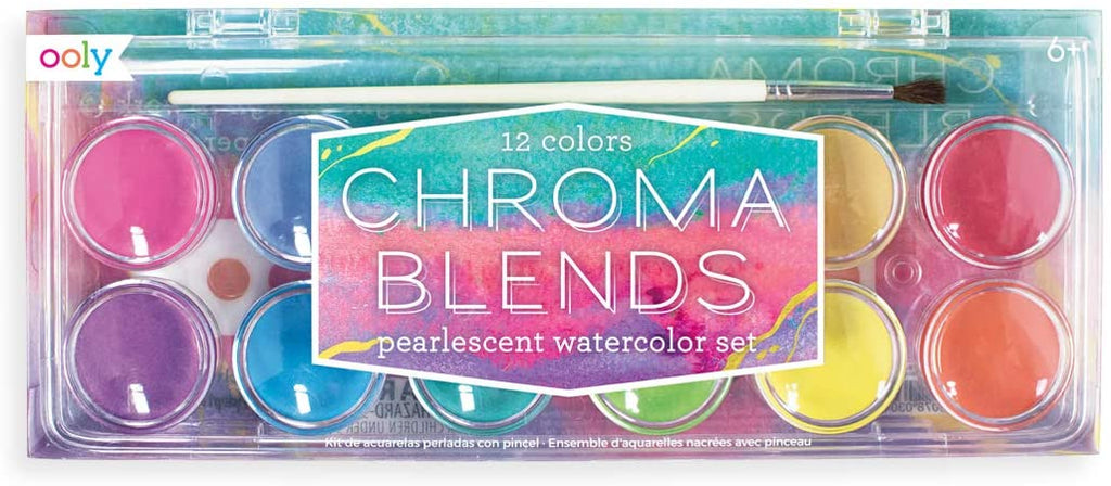 Pearlescent Watercolor Paint Chroma Blend - 13pc