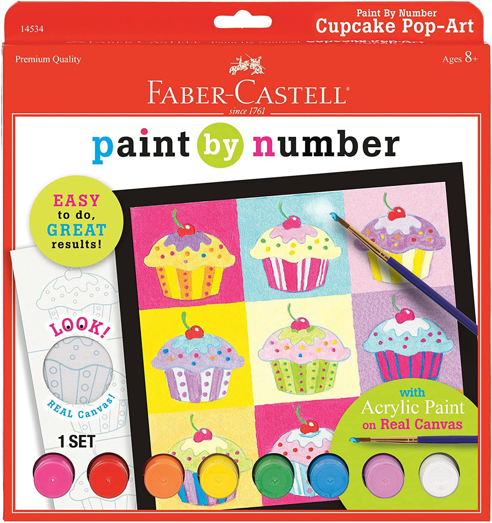 Cupcake Pop-Art Paint by Number