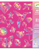 Diamond Scratch Stickers