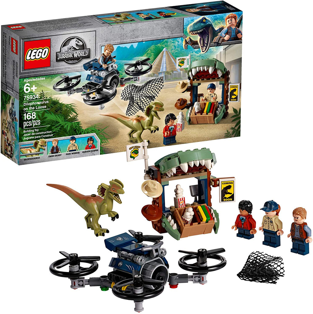 Dilophosaurus on the Loose Lego