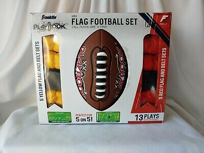 10 Player Mini Playbook Flag Football Set
