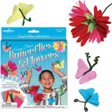 Crepe Paper Butterflies & Flowers Kit