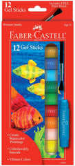 12ct Gel Sticks w/free paint brush