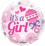 Baby Rattle Girl Balloons