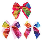 Sequin Jumbo Bow Rainbow