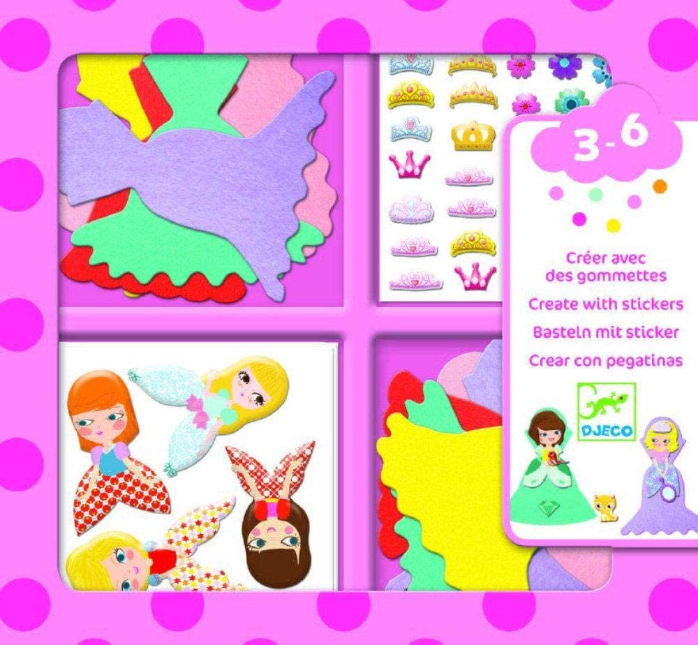 I Love Princesses Sticker Kit