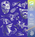 Iron Scratch Stickers