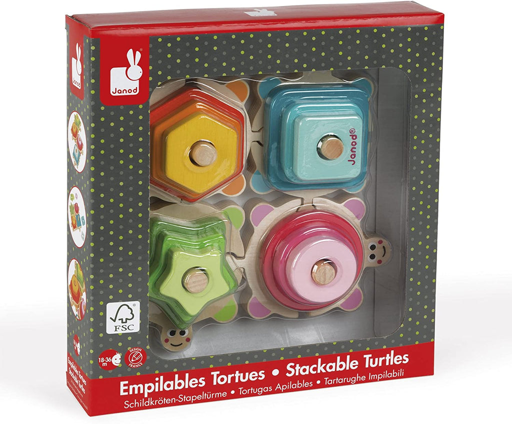 Stackable Turtles - I Wood