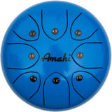 Steel Tongue Drum - 8" blue