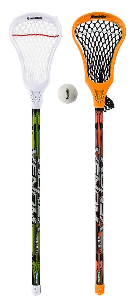 Youth Lacrosse 2 Sticks & 1 Ball Set