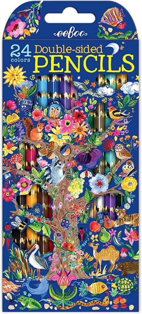 Tree of Life Pencils-12 Double Sided