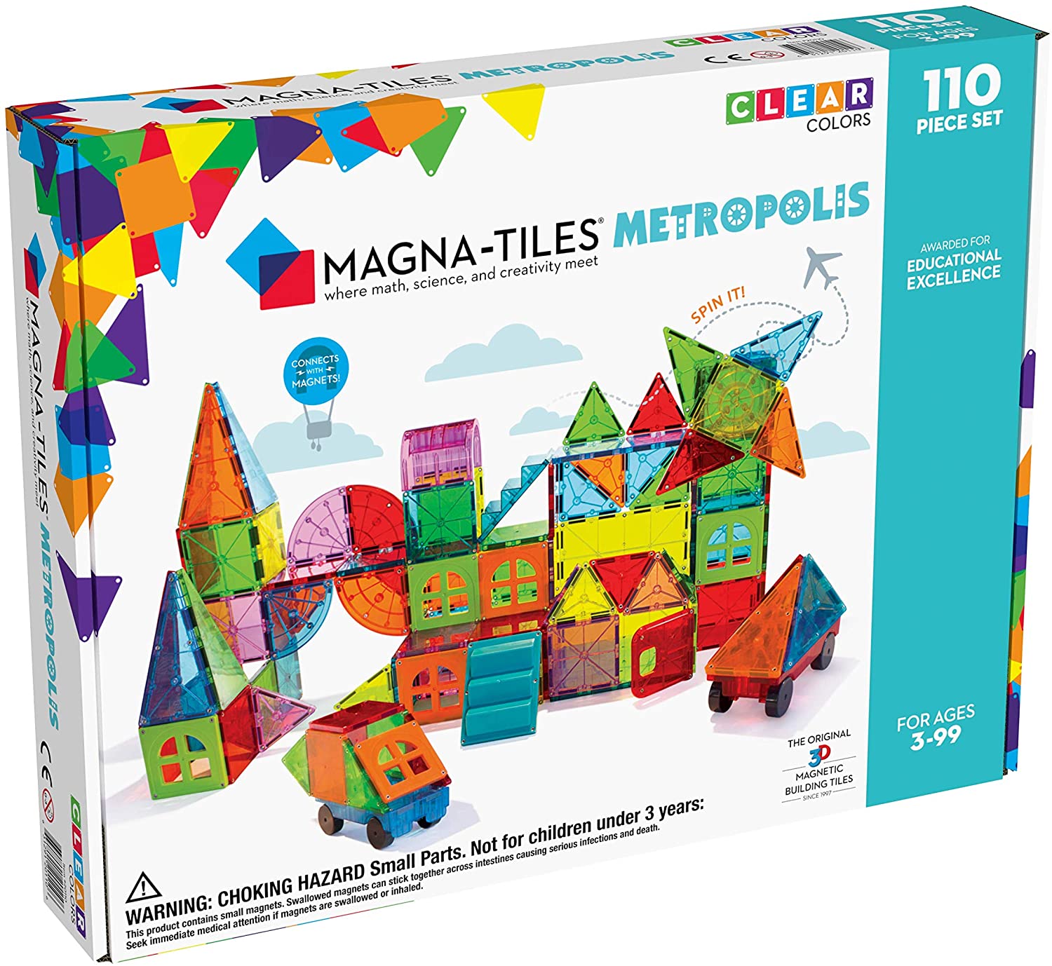 Metropolis Magnatiles- 110 pc set