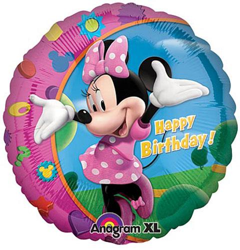 Mickey Mouse Minnie Happy Birthday 18"