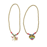 Beaded Necklace Rainbows & Unicorns