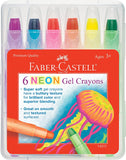 6ct Neon Gel Crayons