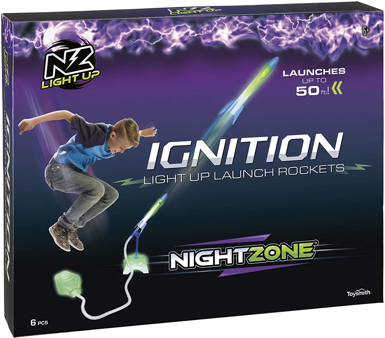 NightZone - Ignition Light Up Stomp Rockets
