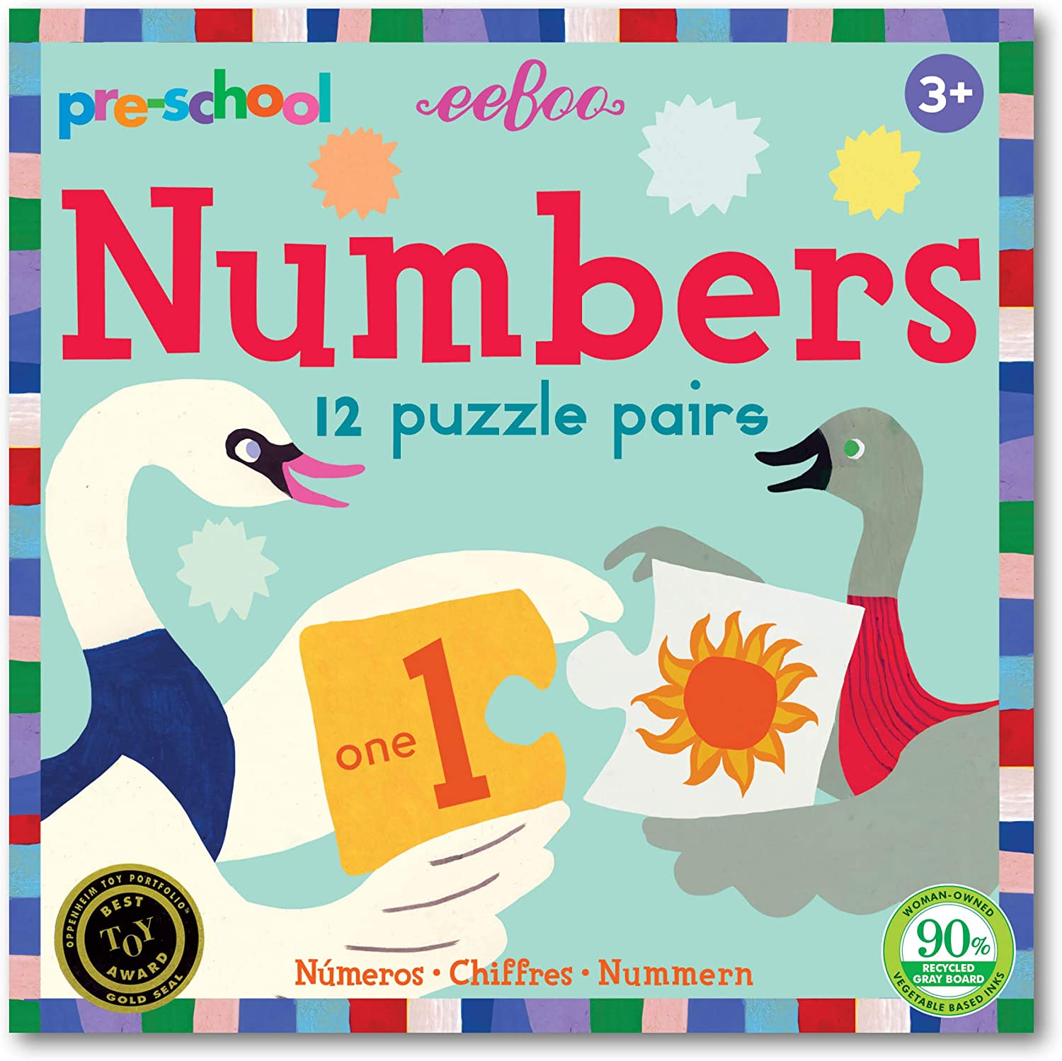 Numbers Pre-School Puzzle Pairs
