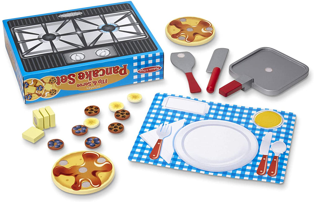 Pancake Set Wooden Flip & Serve